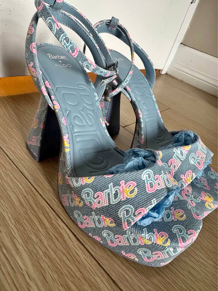 Barbie x Aldo Denim Platform Heels size 7