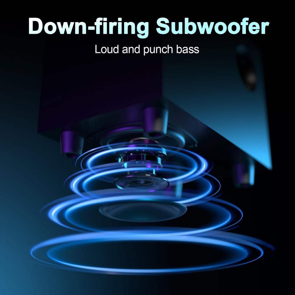 2.1 Channel Computer Speakers with Subwoofer - photo 2