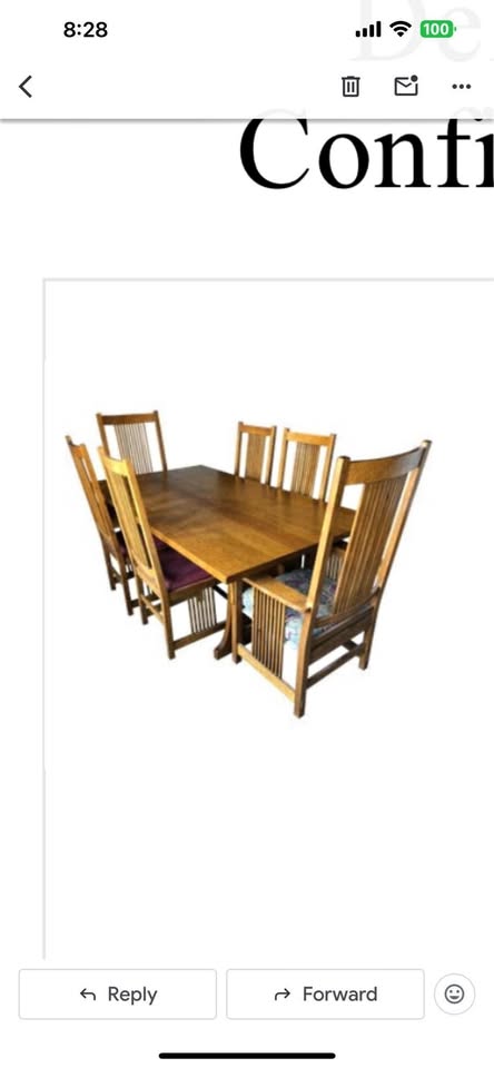 GORGEOUS STICKLEY DINING SET