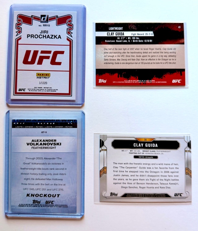 Lot of UFC Cards - photo 2