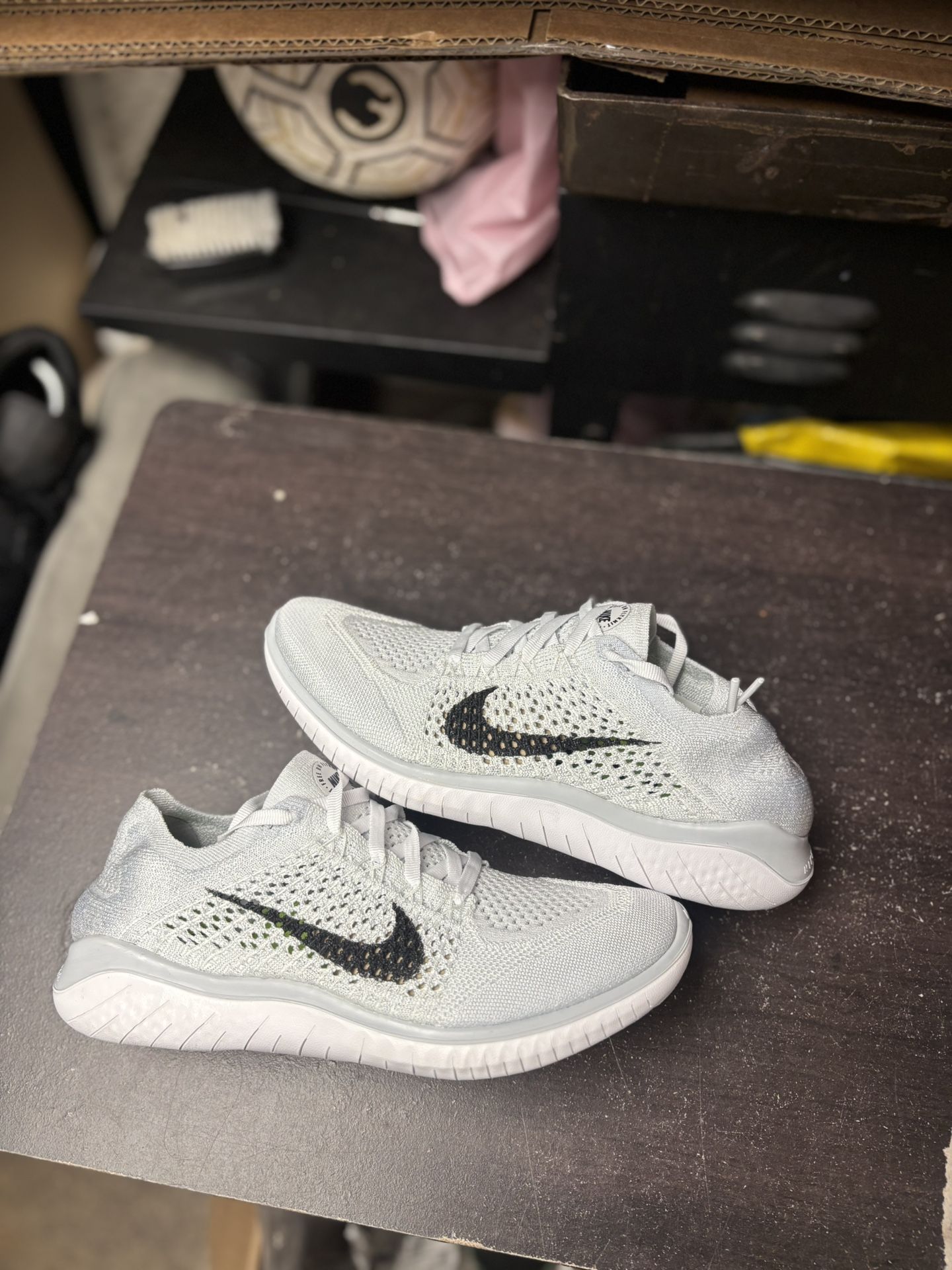 Nike Free RN Flykit 2018 White Pure Platinum