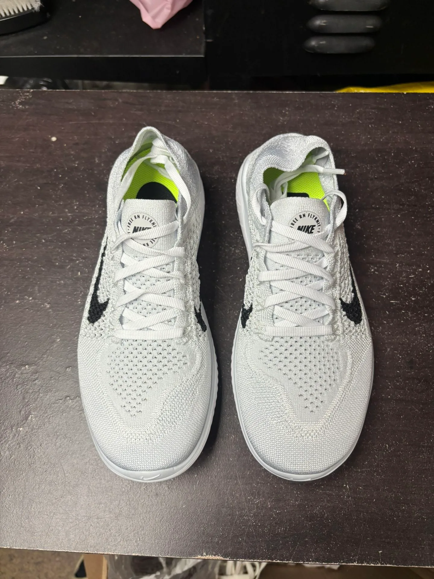 Nike Free RN Flykit 2018 White Pure Platinum image indicator(2)