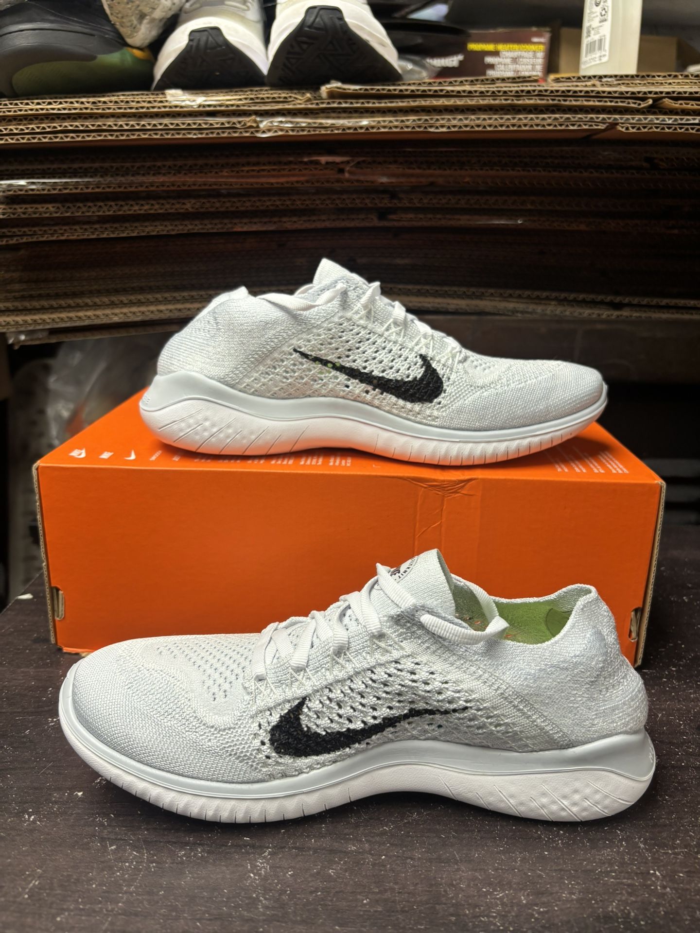 Nike Free RN Flykit 2018 White Pure Platinum - photo 5