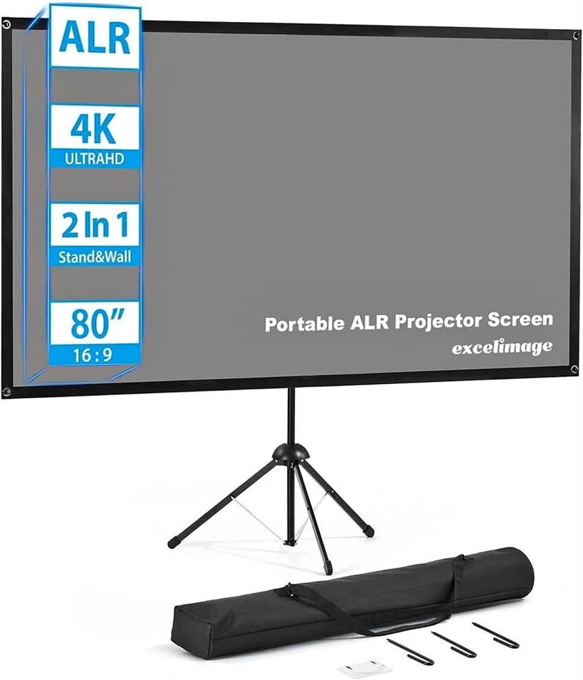 80" ALR Portable Projector Screen (16:9)