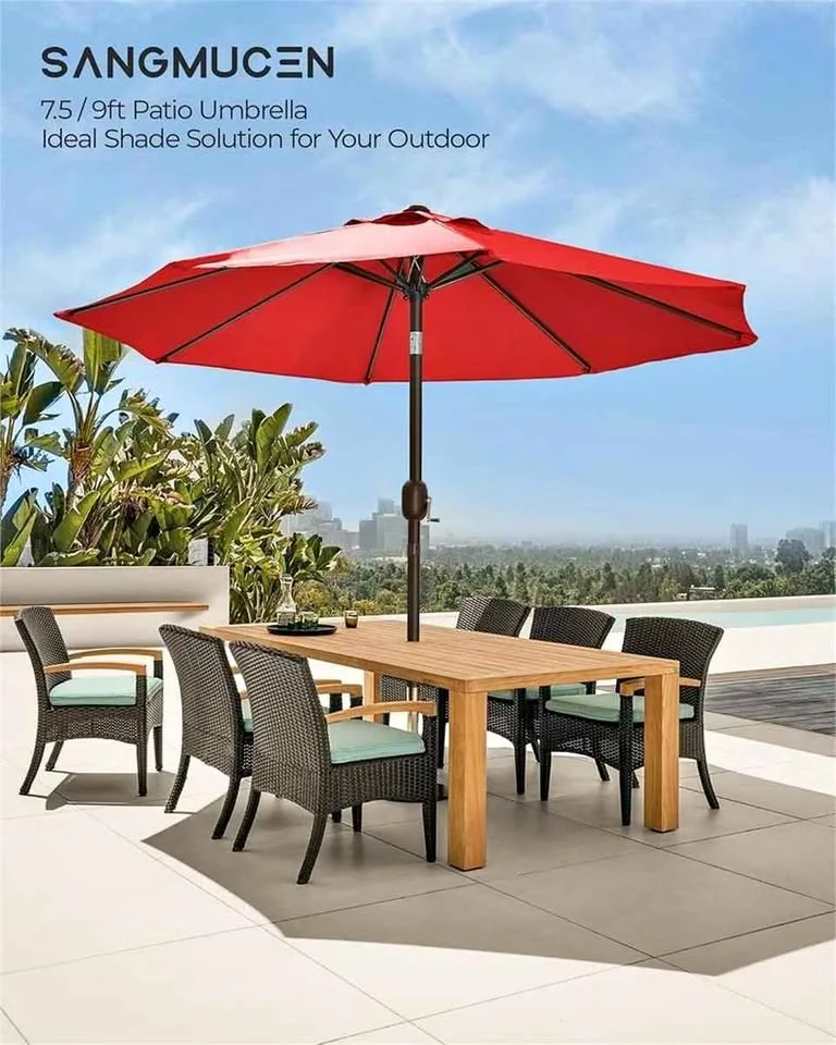 7.5ft/9ft Patio Outdoor Umbrella thumbnail