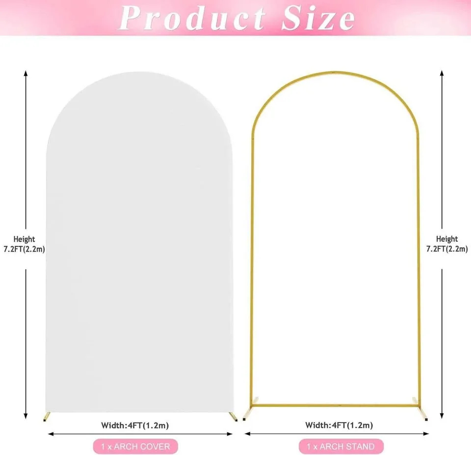7.2 FT Wedding Arch & Cover image indicator(2)