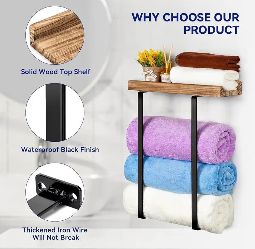 Storage rack for bathroom (unused, in box)
