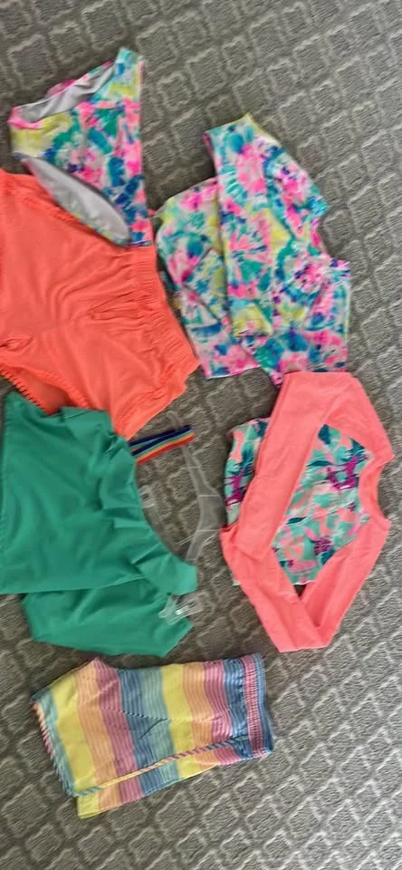 Girls swim suit and cloths