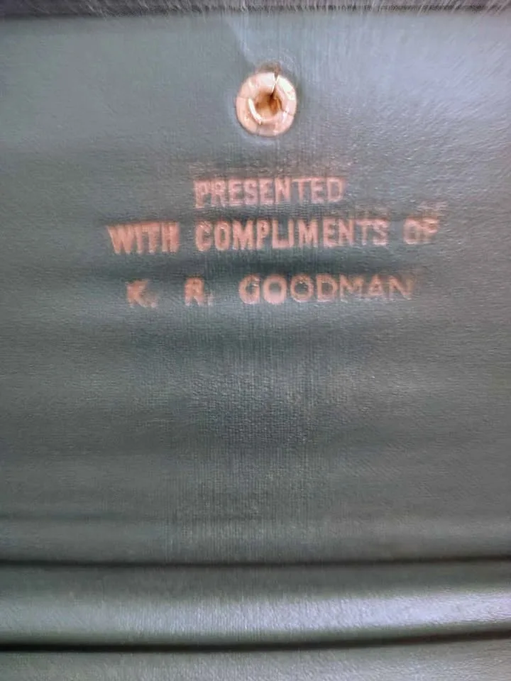 Vintage metropolitan insurance company blank estate book image indicator(2)