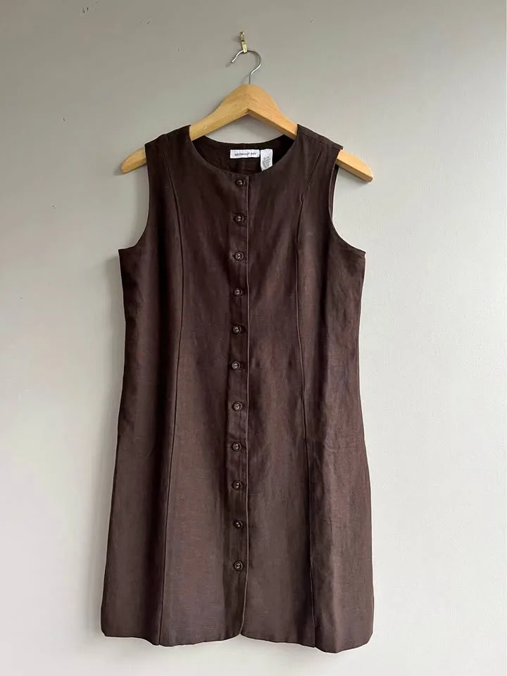 Brown Linen dress