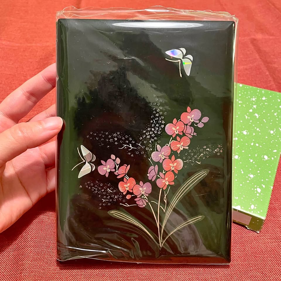Japanese Lacquered Address Book Vintage