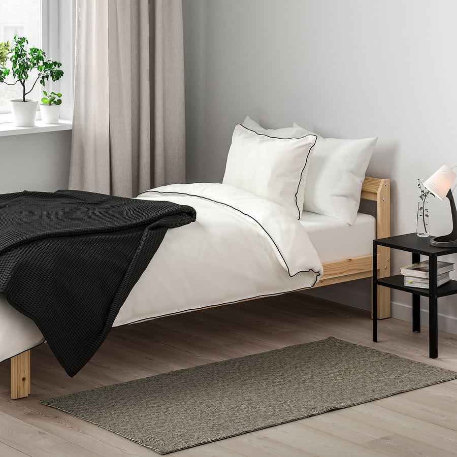 IKEA Tiphede 2'7"×4'11" Flatwoven Black/Natural Rug *NEW* - photo 3