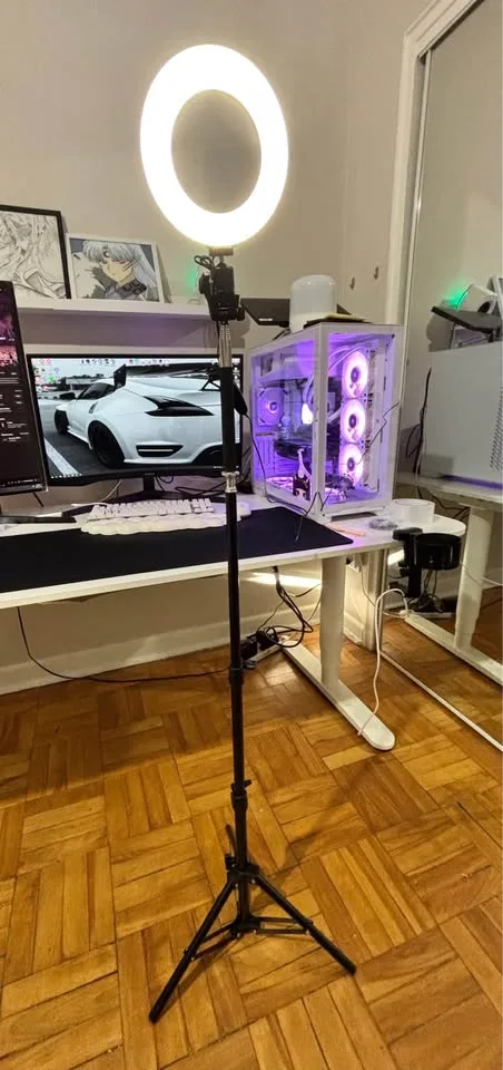 Selfie Ring Light with Tripod Stand image indicator(4)