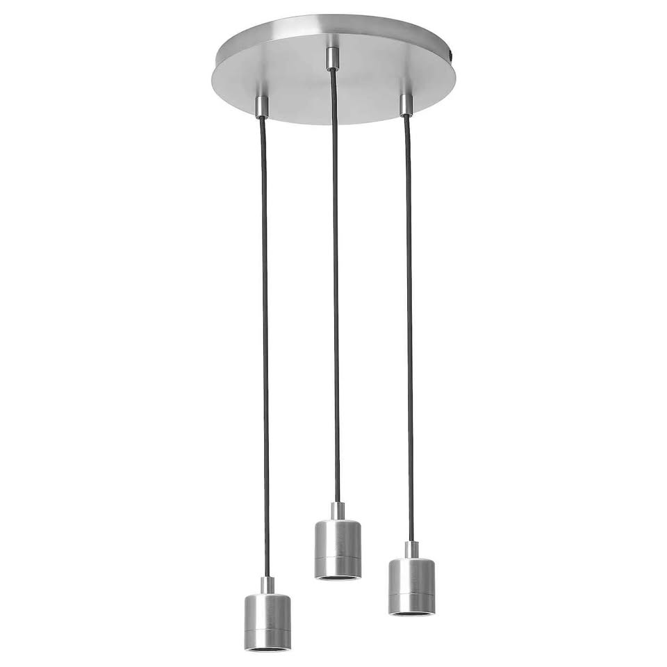 IKEA Skaftet 3 Corded Pendant Ceiling Light - photo 2