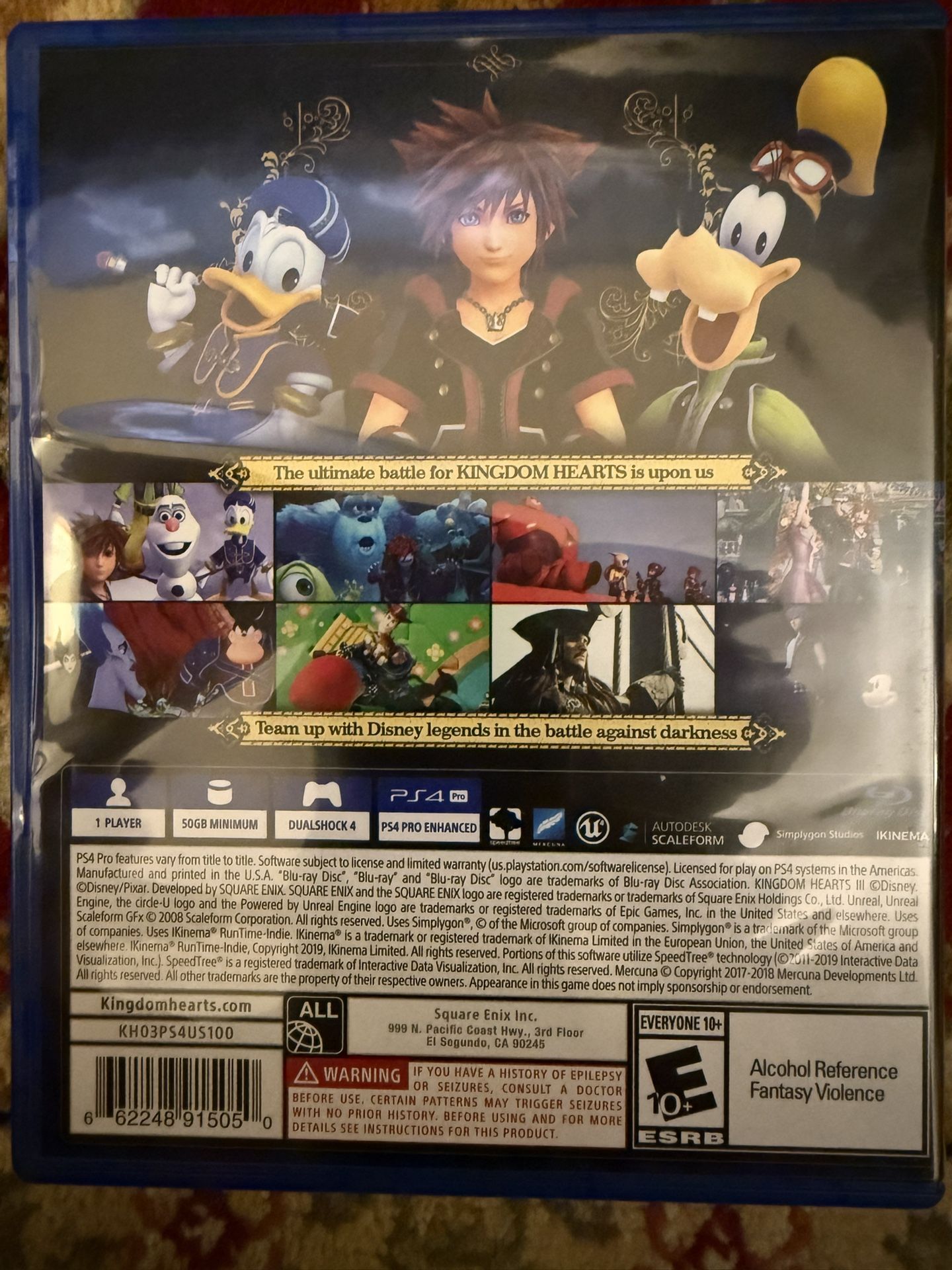 Kingdom Hearts: All-In-One Package - PS4 - photo 4