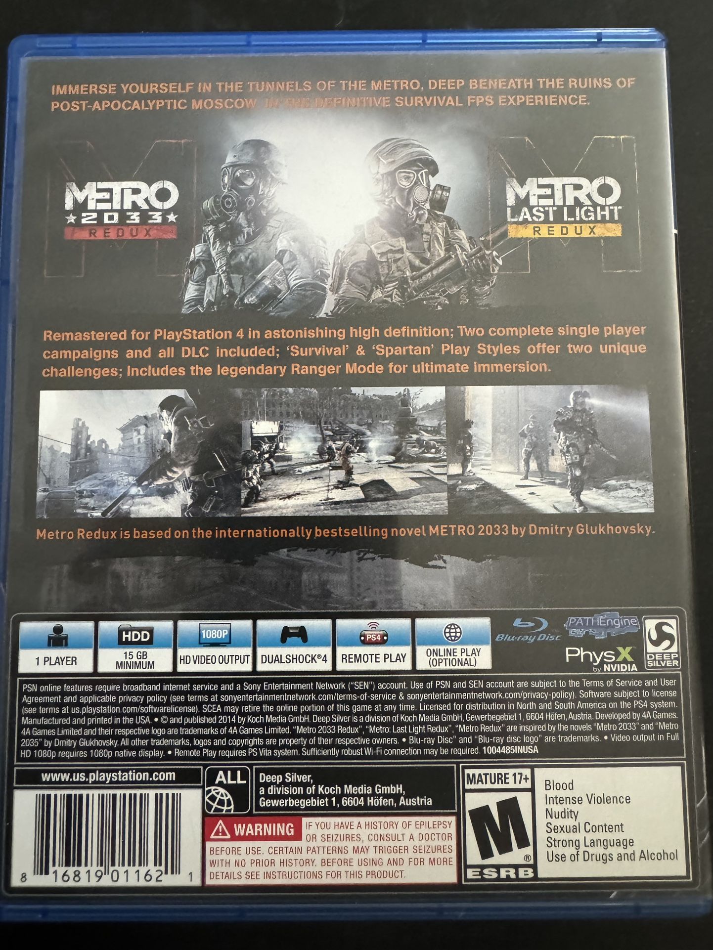 Metro Redux - PS4 - photo 2