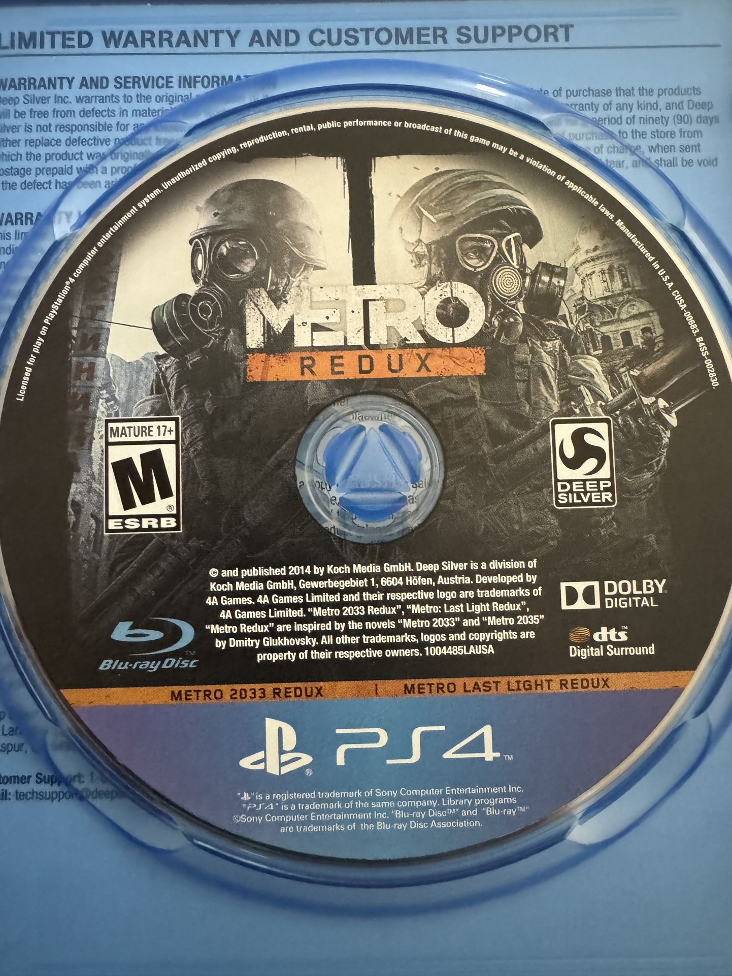 Metro Redux - PS4 - photo 3
