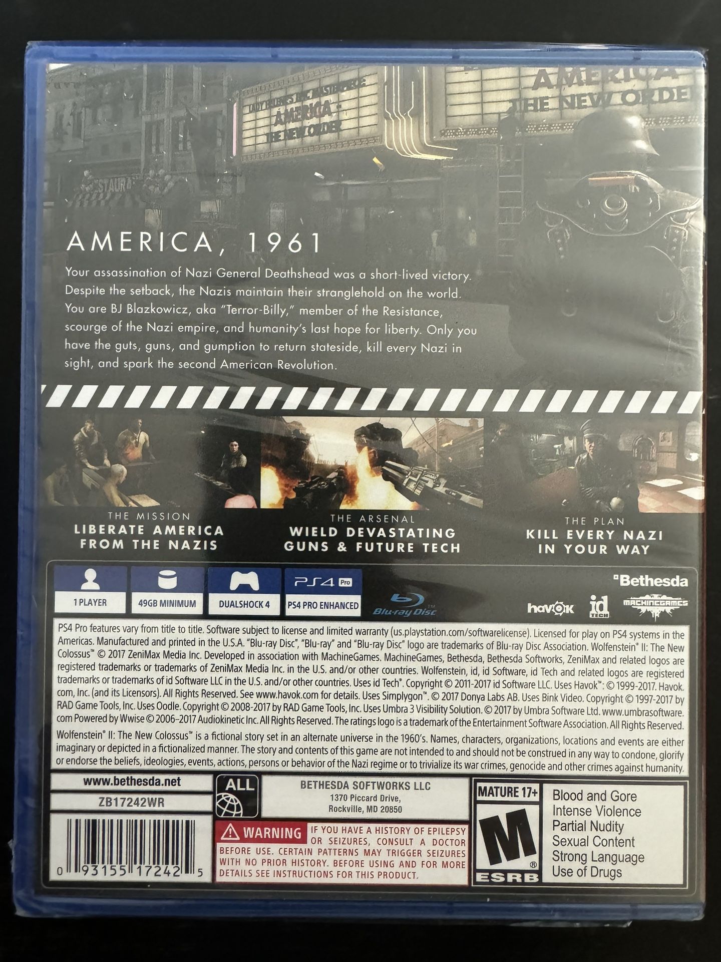 NEW Wolfenstein II: The New Colossus (PS4) - photo 2