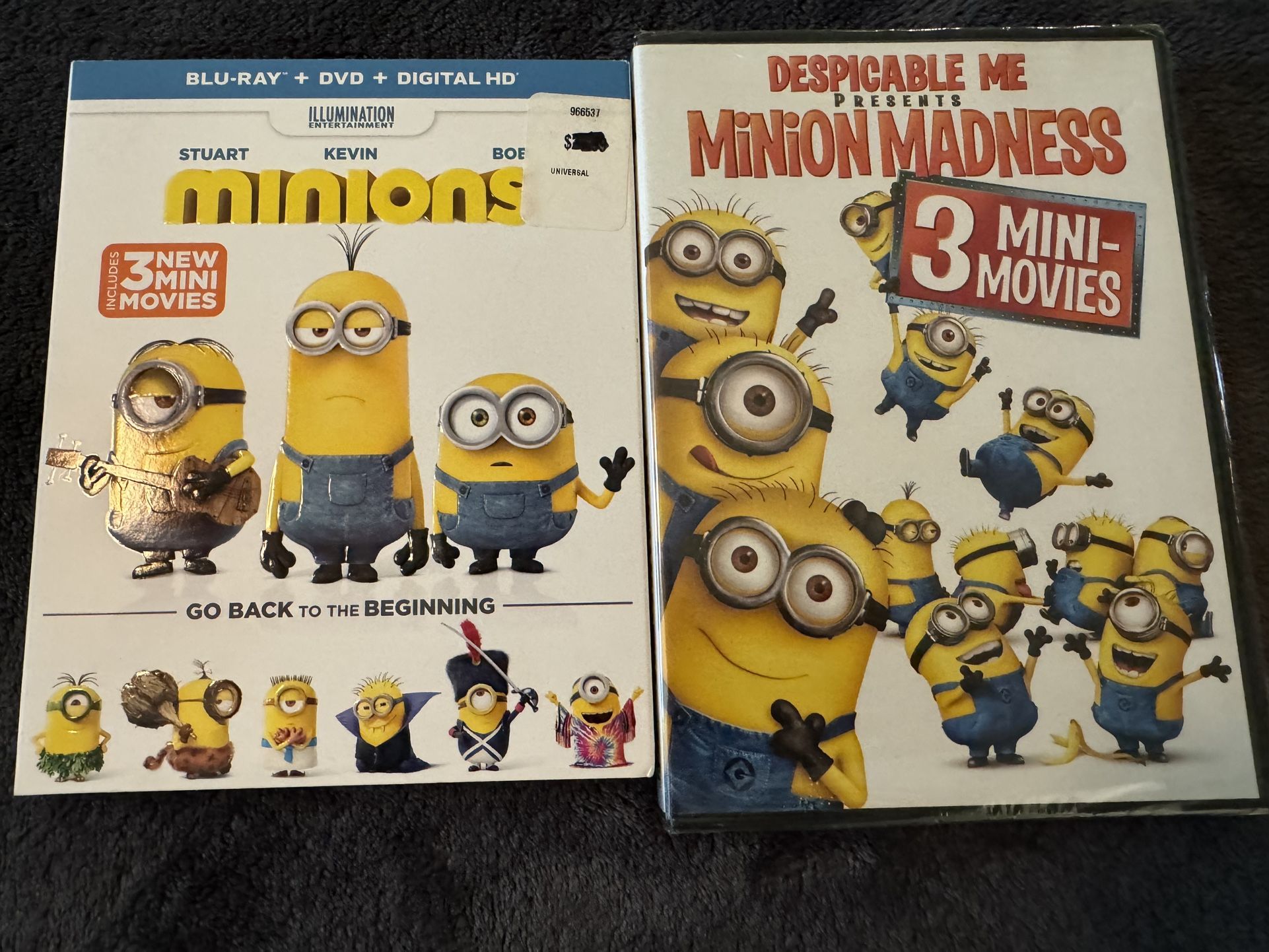 NEW Minions - 6 Mini Movies on Blu-ray/DVD - photo 2