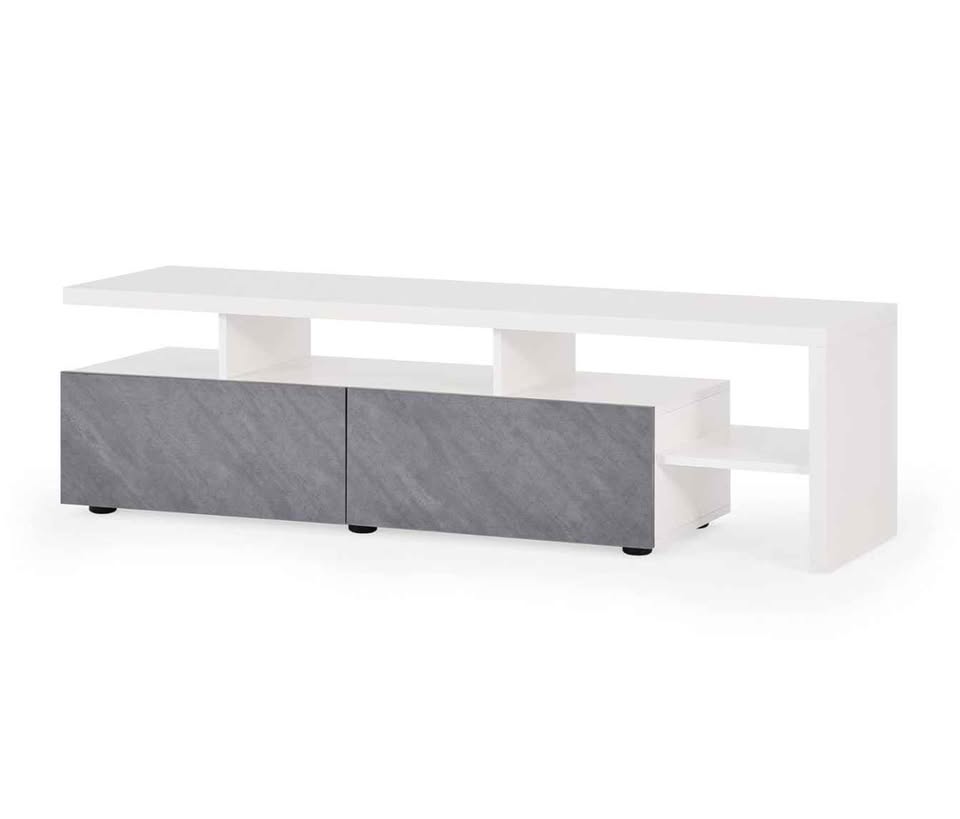 Modern Low Media Console Credenza - photo 2