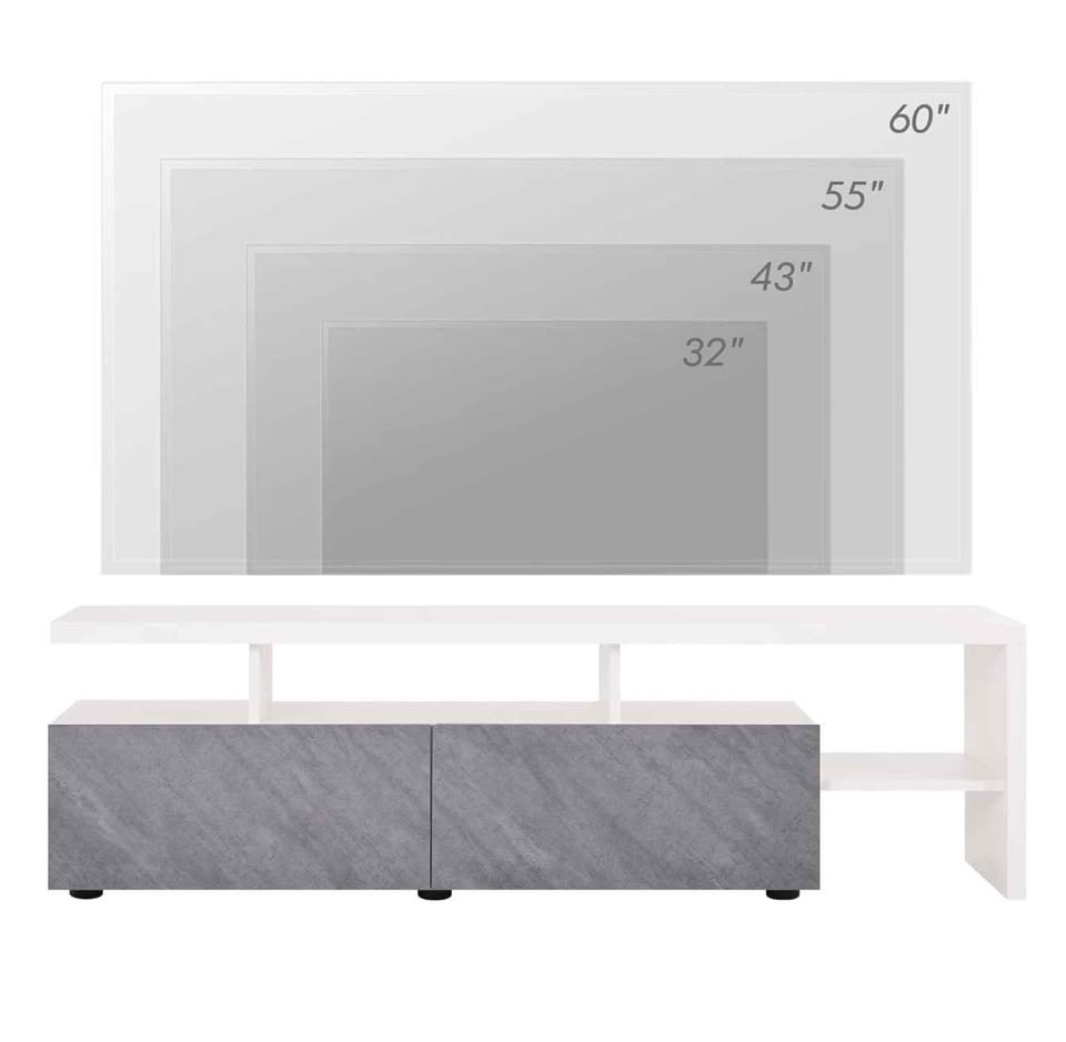 Modern Low Media Console Credenza - photo 3