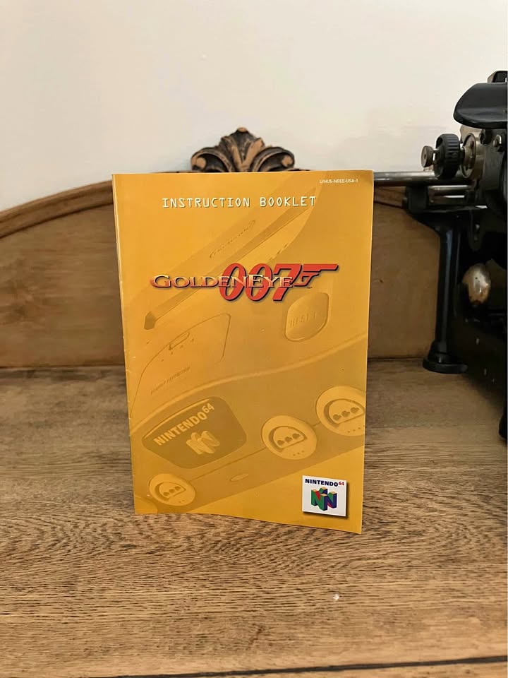 Goldeneye Instruction Booklet Nintendo 64