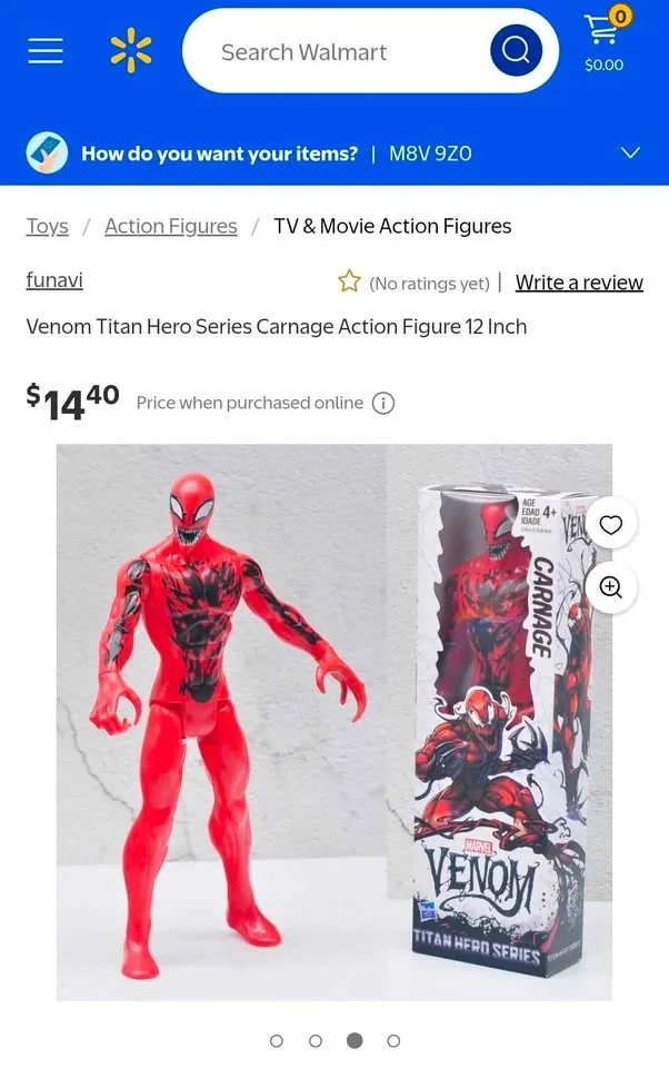 Venom Carnage Action Figure 12 Inch image indicator(10)