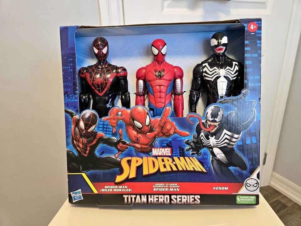 Marvel Spider-Man Titan Hero Series, 3pk (12 inches each)