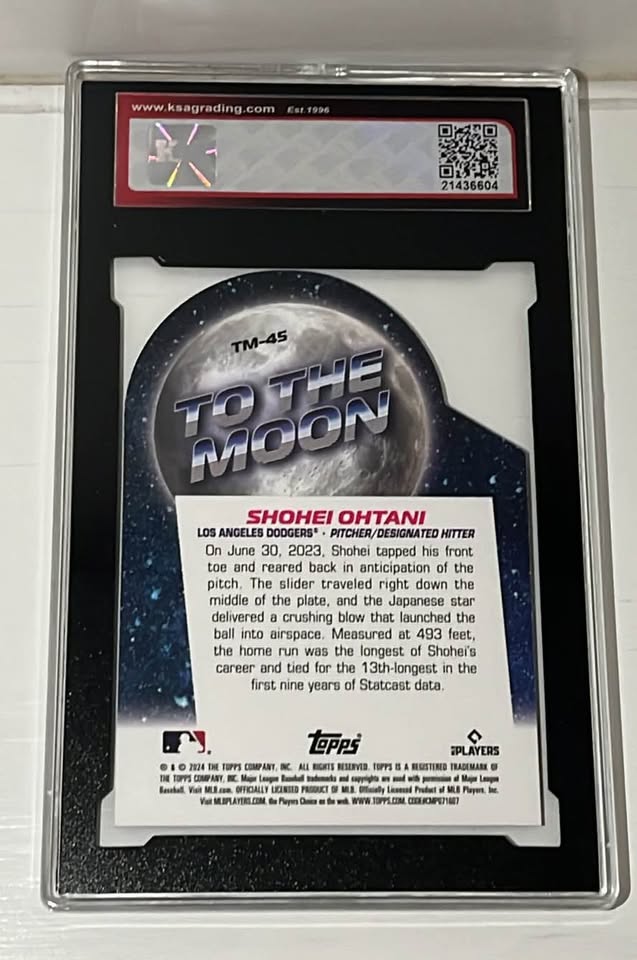🔥🚀 SHOHEI OHTANI “TO THE MOON” – GEM MINT 10! 🚀🔥 - photo 2
