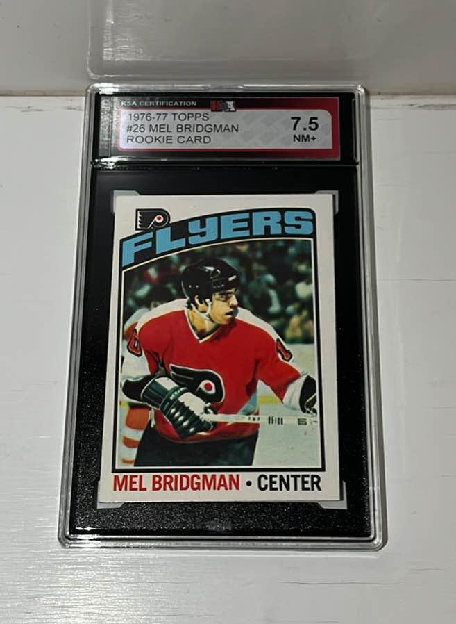 Vintage 1976 Graded Hockey Cards – Lafleur & Bridgman Rookie! - photo 3