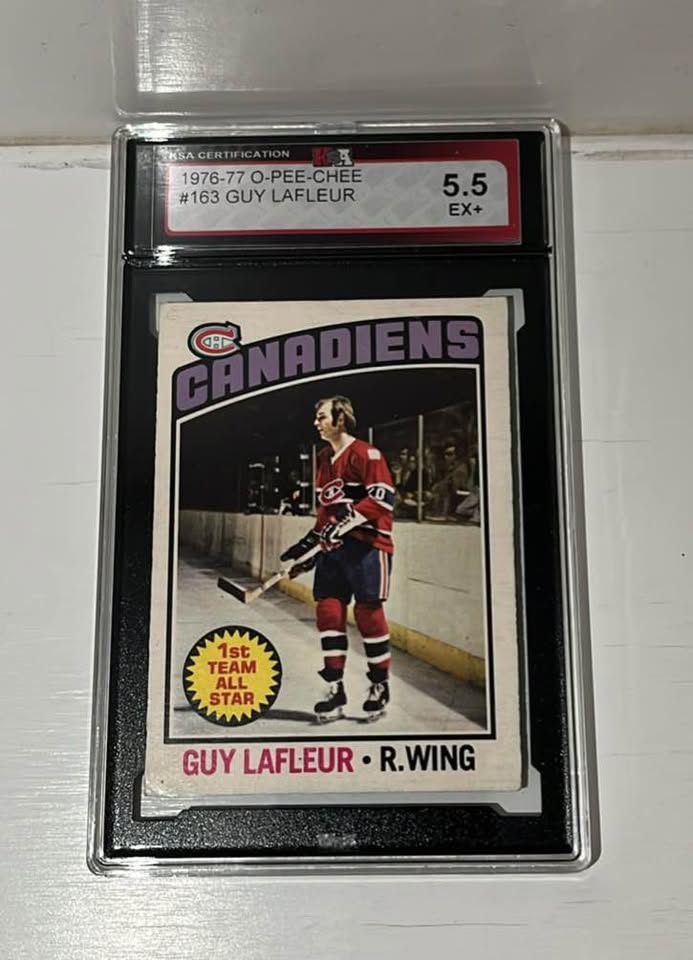 Vintage 1976 Graded Hockey Cards – Lafleur & Bridgman Rookie! - photo 4