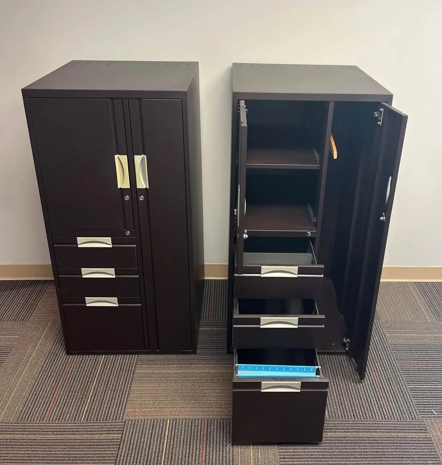 FOR SALE: Brown Metal Storage Cabinets – Durable & Spacious image indicator(2)