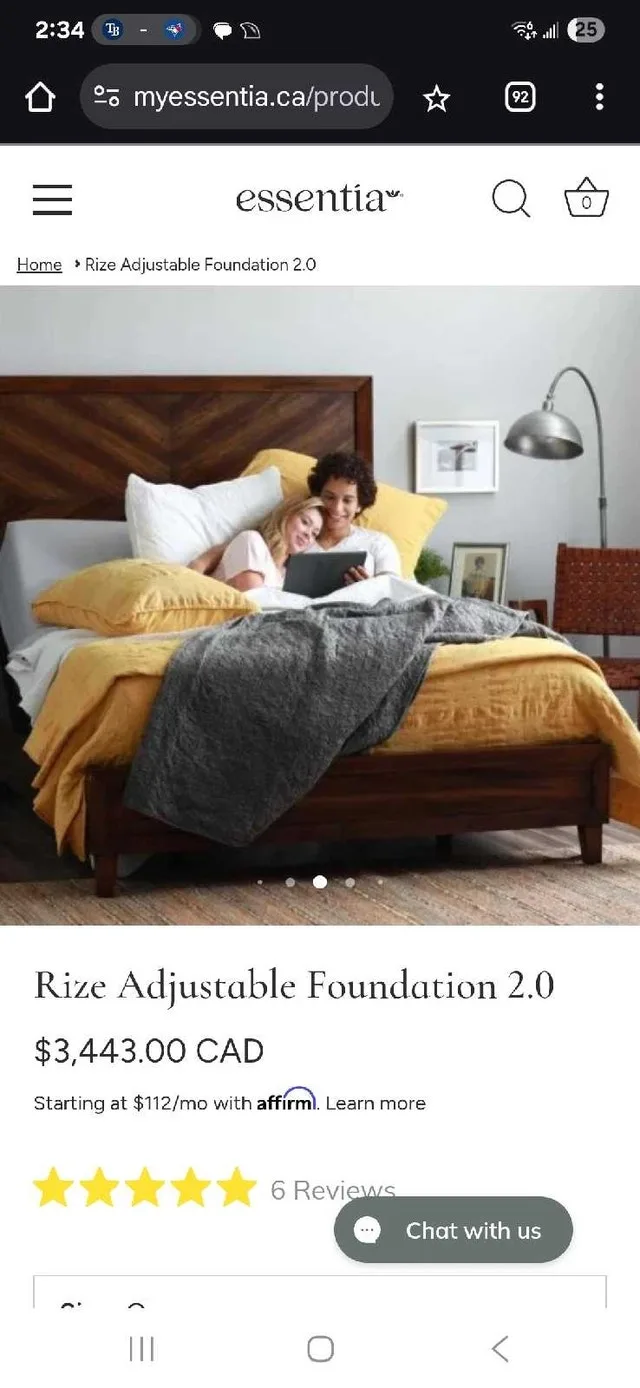 Rize Adjustable Queen Bed - Item#RIZECONTQNBRNCA image indicator(2)