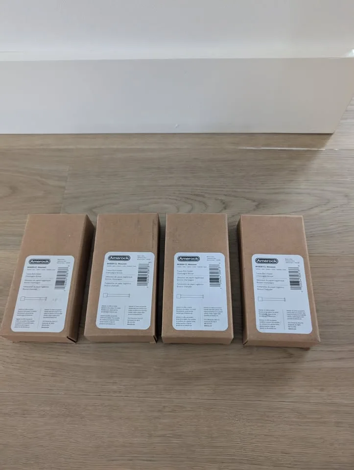 New Amerock Toilet Paper Holders (4) - Champagne Bronze image indicator(2)