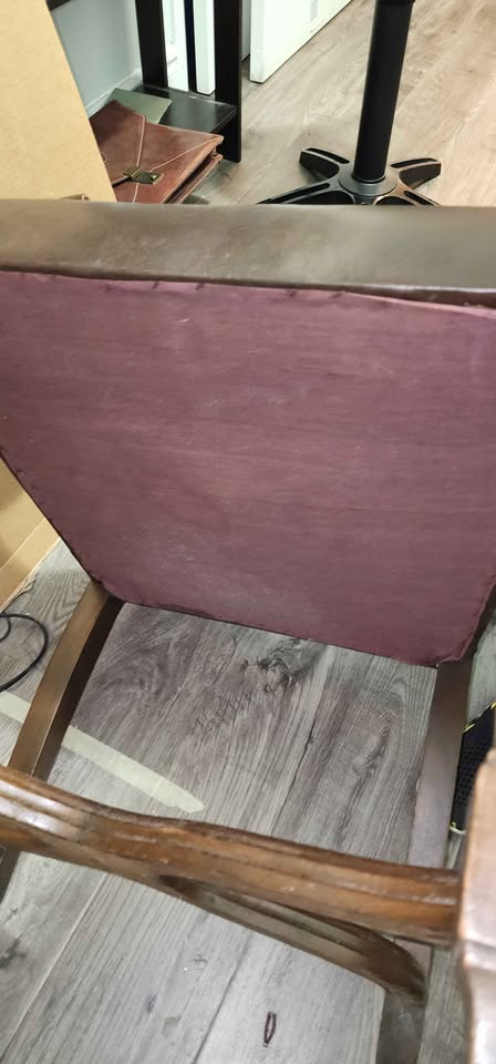 Antique Leather Chair - Dark brown leather - photo 3
