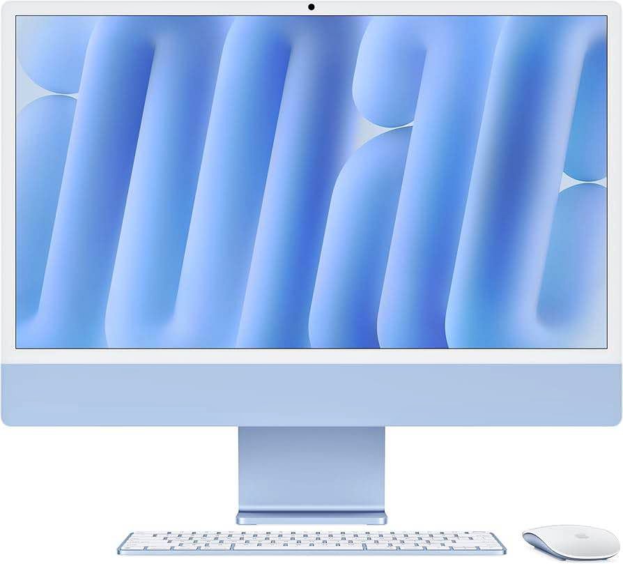 iMac M4 Chip 10-Core CPU/GPU 16GB RAM 256GB SSD 24" Blue