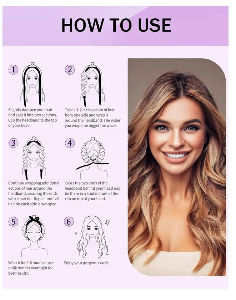 Heatless Curls Overnight Headband image indicator(3)