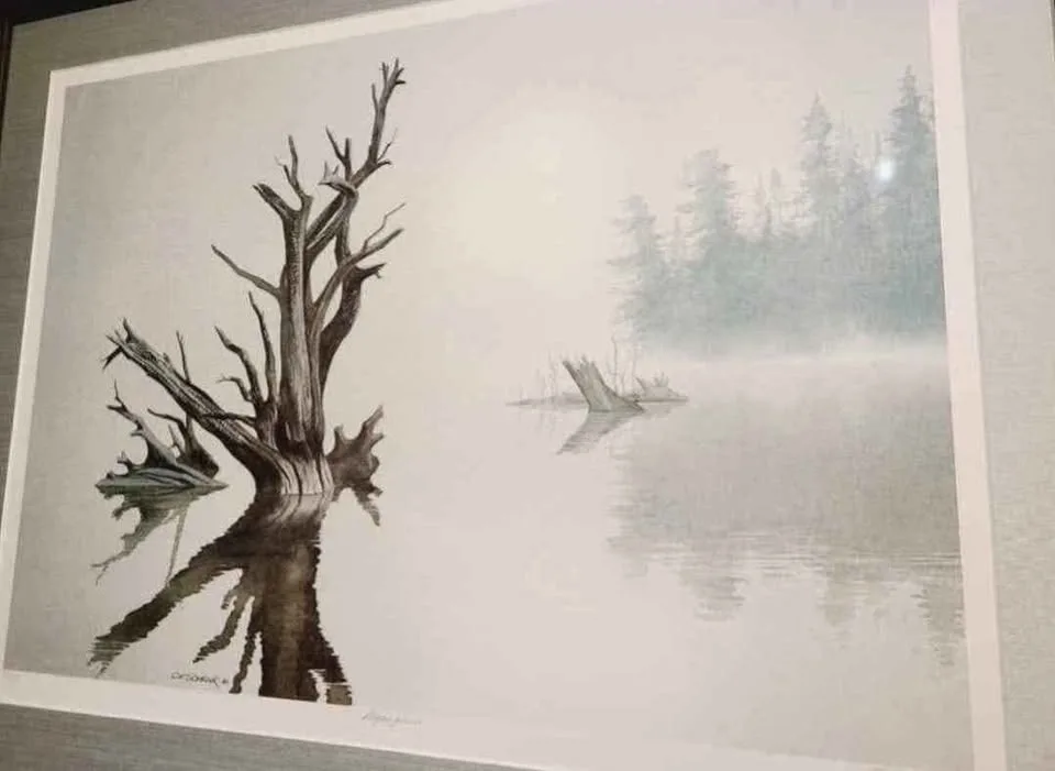 O.K. Schenk - Algonquin - Hand Signed Print - 30.5" x 24.5" image indicator(4)