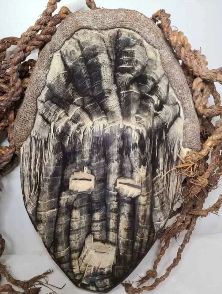 Vintage Mwana Pwo Chokwe African Mask - 14" x 8 image indicator(4)