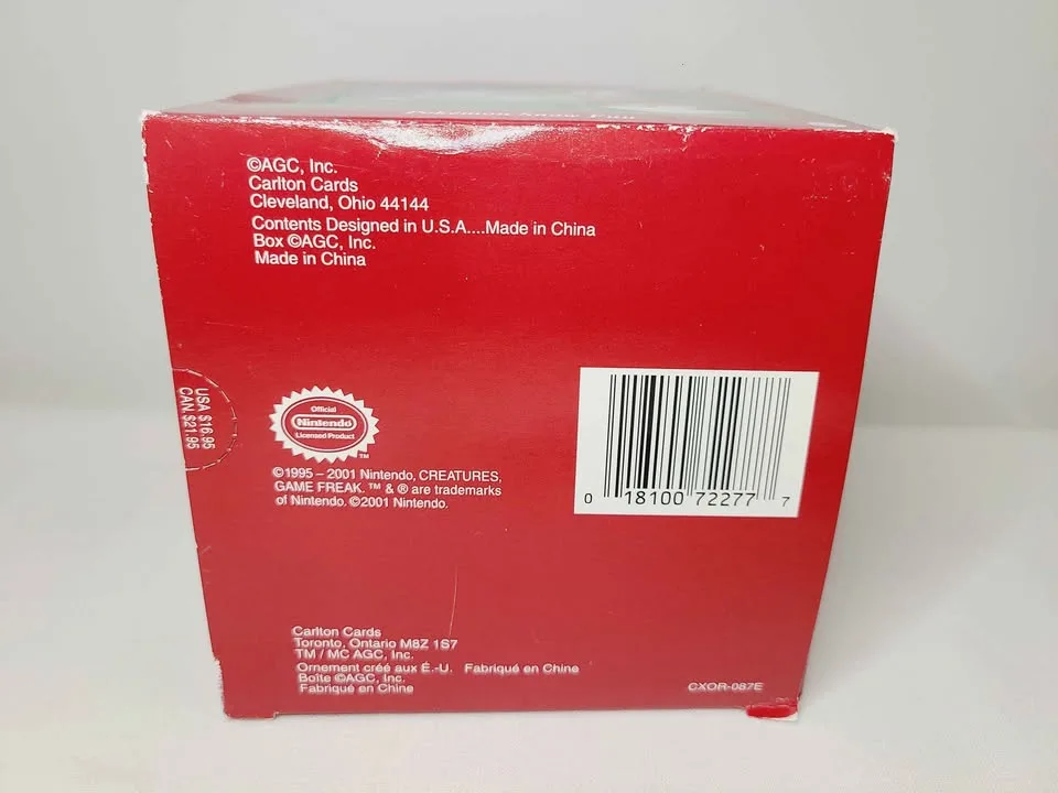 2001 Pokemon Snow Fun Ornament Pikachu & Gligar - Nintendo image indicator(4)