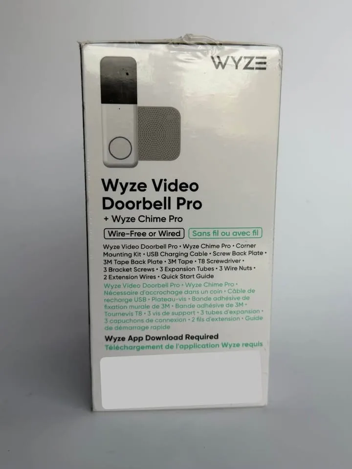 Wyze Video Doorbell Pro – Brand New Sealed image indicator(3)