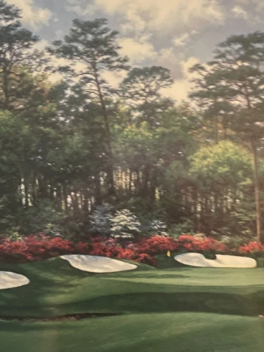 Larry Dyke THE 13th at AUGUSTA 30x18 FRAMED Edition Canvas - photo 2