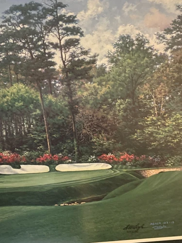 Larry Dyke THE 13th at AUGUSTA 30x18 FRAMED Edition Canvas - photo 3
