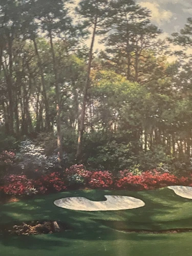 Larry Dyke THE 13th at AUGUSTA 30x18 FRAMED Edition Canvas - photo 4