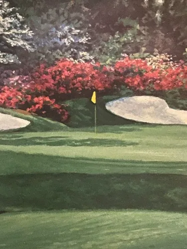 Larry Dyke THE 13th at AUGUSTA 30x18 FRAMED Edition Canvas image indicator(5)