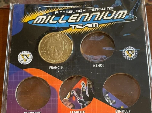 RON FRANCIS #10 Penguins Coin WITH HOLDER - photo 3