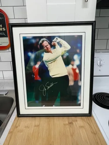 JACK NICKLAUS 1978 British Open Framed Photo SIGNED