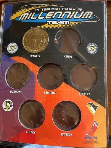 RICK KEHOE #17 Pittsburgh Penguins Collectors Coin - photo 3