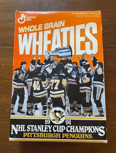 3 Pittsburgh Wheaties Cereal Boxes CLEMENTE LEMIEUX JAGR - photo 2