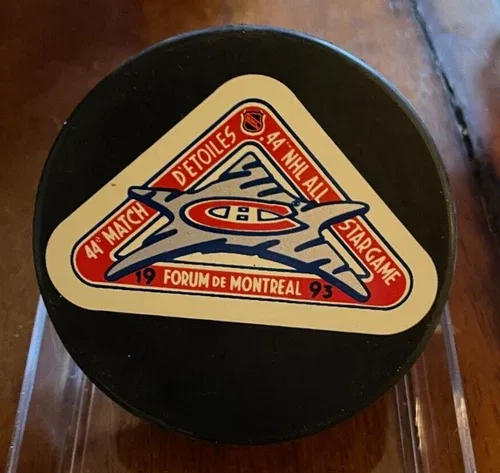 1993 44th NHL ALL STAR GAME PUCK FORUM DE MONTREAL HABS